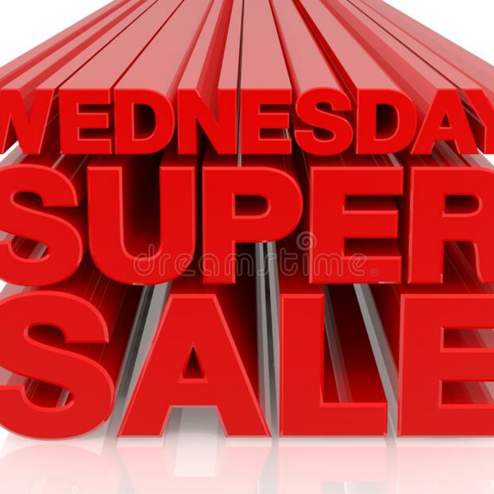 Wednesday super sale